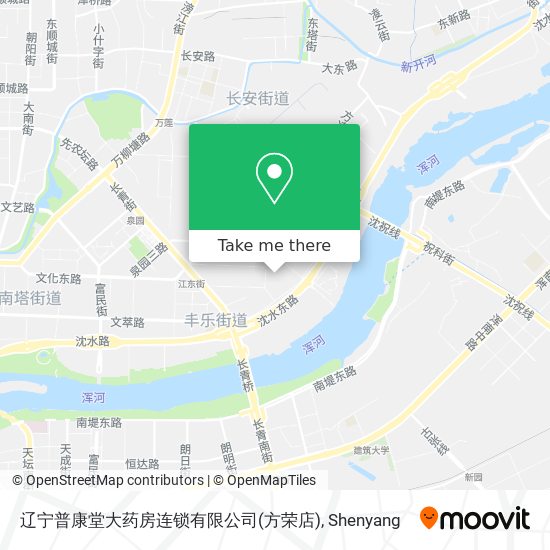 辽宁普康堂大药房连锁有限公司(方荣店) map
