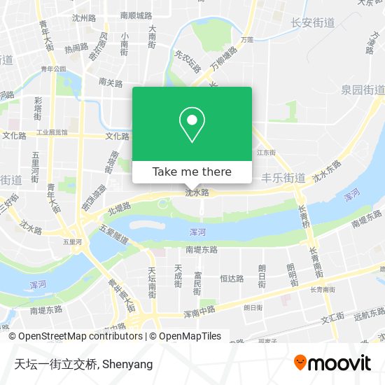 天坛一街立交桥 map
