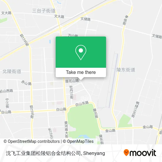 沈飞工业集团松陵铝合金结构公司 map