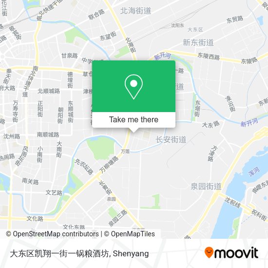 大东区凯翔一街一锅粮酒坊 map