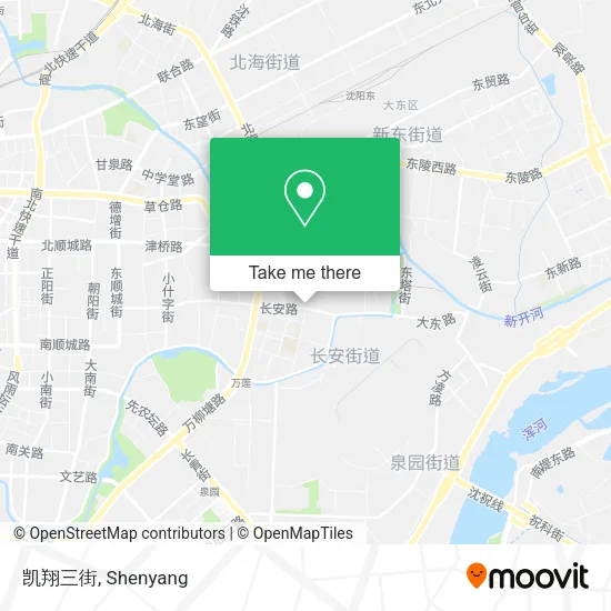 凯翔三街 map