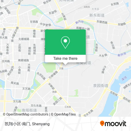 凯翔小区-南门 map