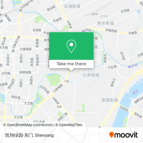 凯翔绿园-东门 map