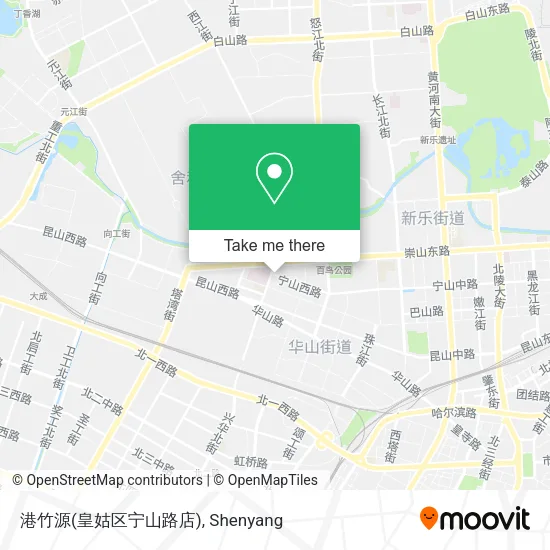 港竹源(皇姑区宁山路店) map