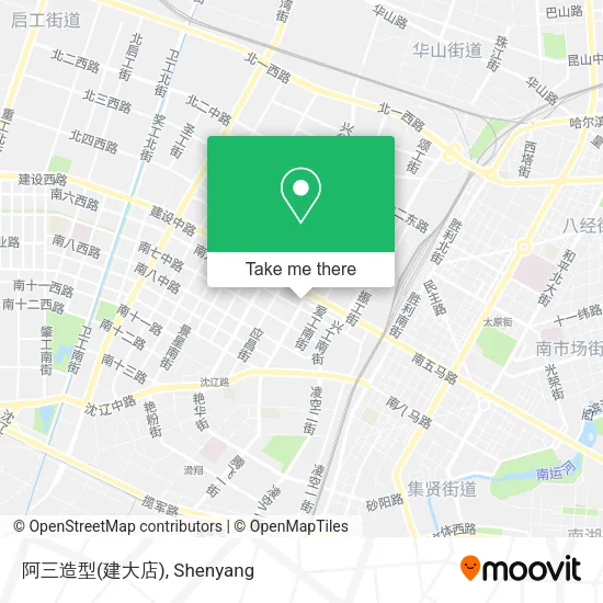 阿三造型(建大店) map