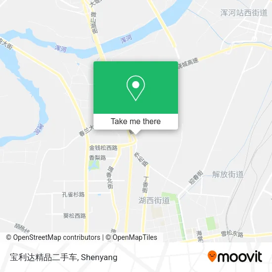 宝利达精品二手车 map