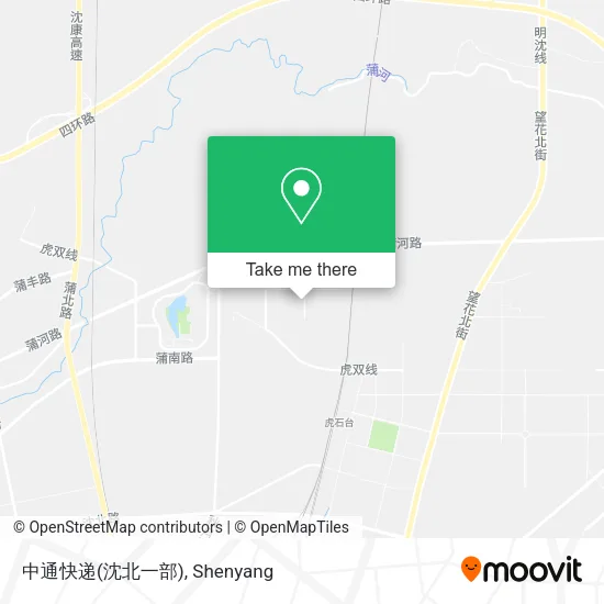 中通快递(沈北一部) map