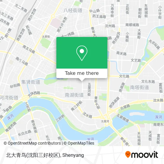 北大青鸟(沈阳三好校区) map