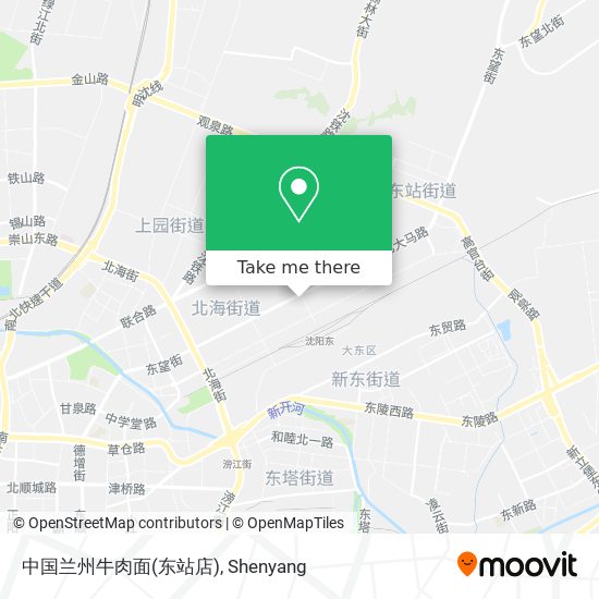 中国兰州牛肉面(东站店) map