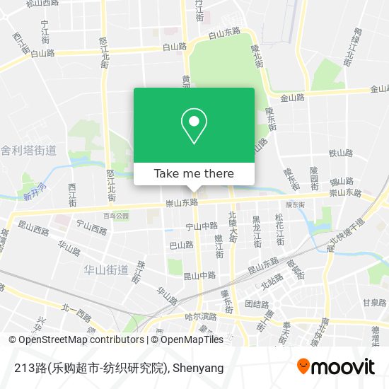 213路(乐购超市-纺织研究院) map