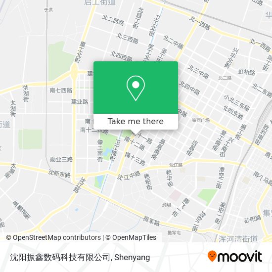沈阳振鑫数码科技有限公司 map