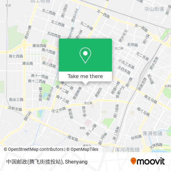 中国邮政(腾飞街揽投站) map