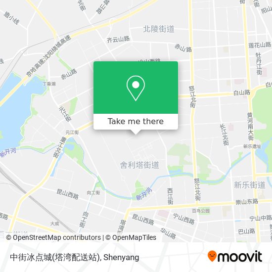 中街冰点城(塔湾配送站) map