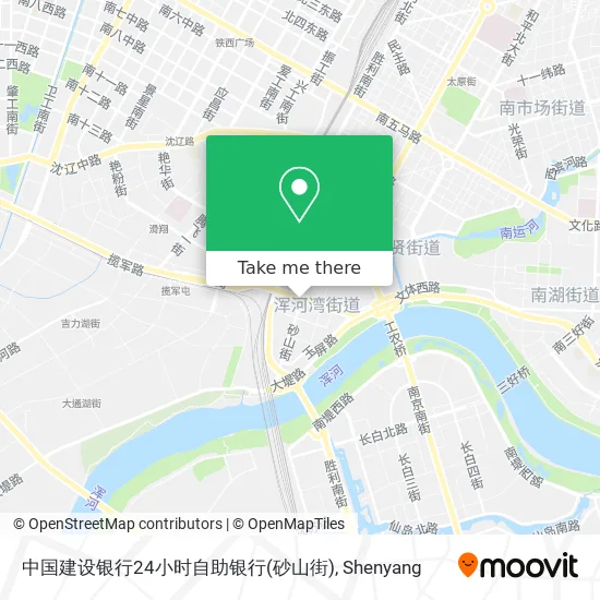 中国建设银行24小时自助银行(砂山街) map