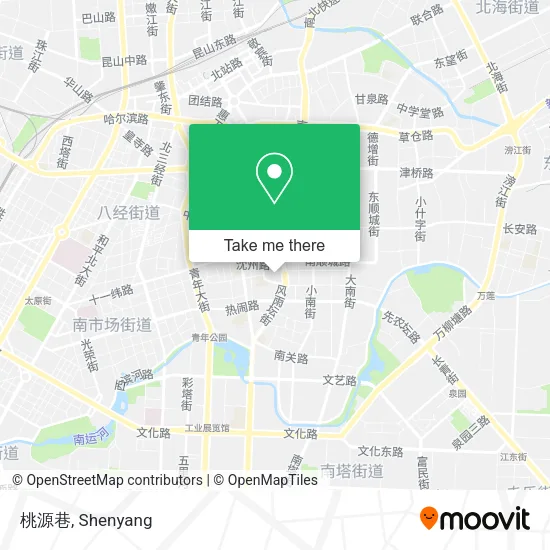 桃源巷 map