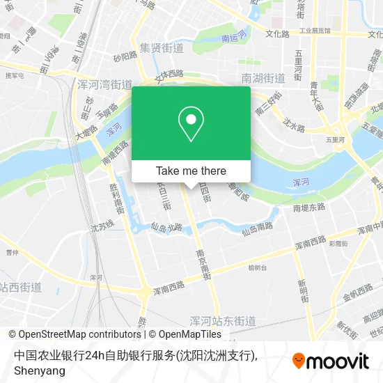 中国农业银行24h自助银行服务(沈阳沈洲支行) map