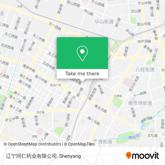 辽宁同仁药业有限公司 map