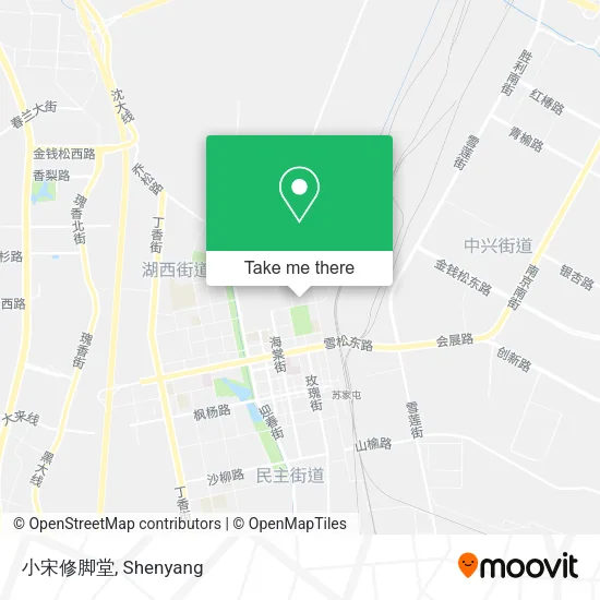 小宋修脚堂 map