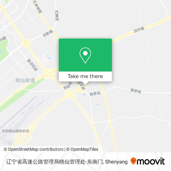 辽宁省高速公路管理局桃仙管理处-东南门 map