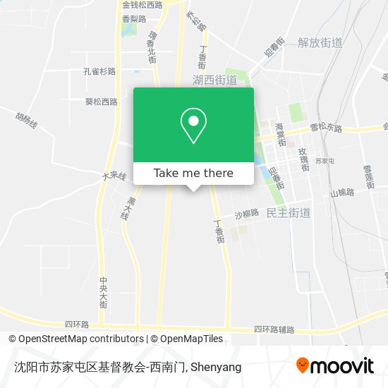 沈阳市苏家屯区基督教会-西南门 map
