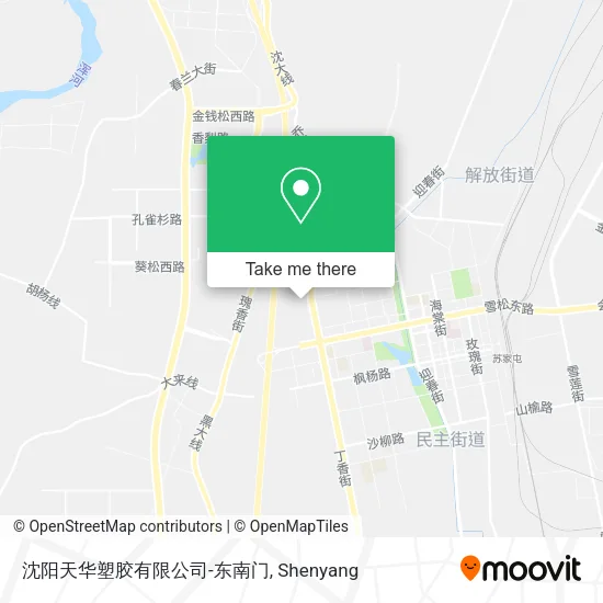 沈阳天华塑胶有限公司-东南门 map