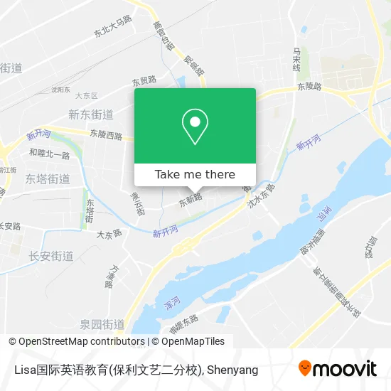 Lisa国际英语教育(保利文艺二分校) map