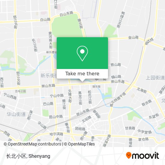 长北小区 map