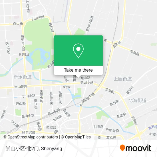 崇山小区-北2门 map