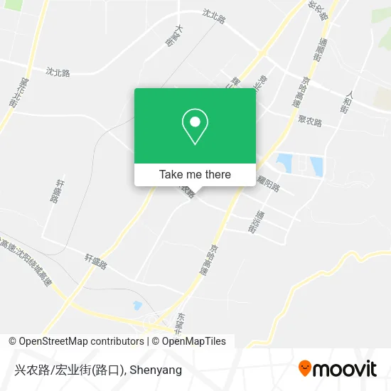 兴农路/宏业街(路口) map
