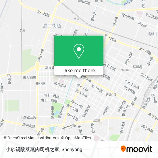 小砂锅酸菜蒸肉司机之家 map