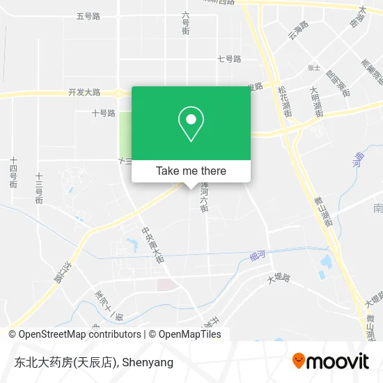 东北大药房(天辰店) map