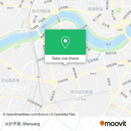 火炉尹家 map