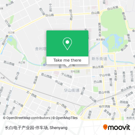 长白电子产业园-停车场 map