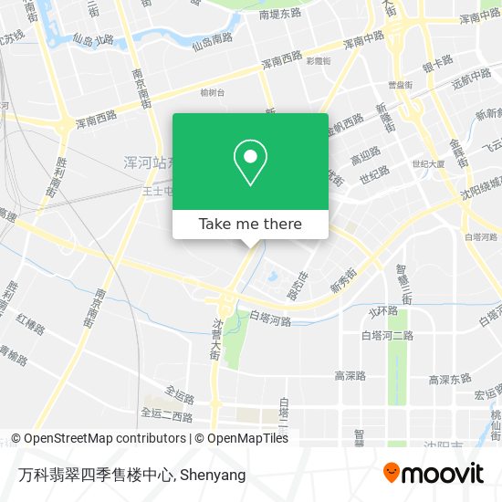 万科翡翠四季售楼中心 map
