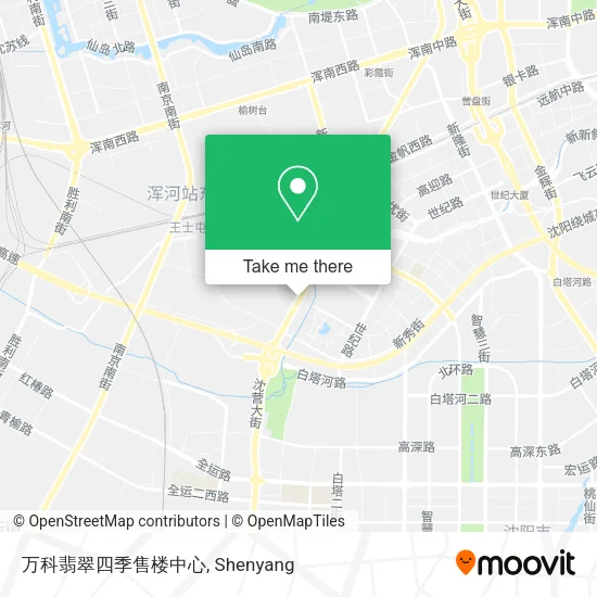 万科翡翠四季售楼中心 map