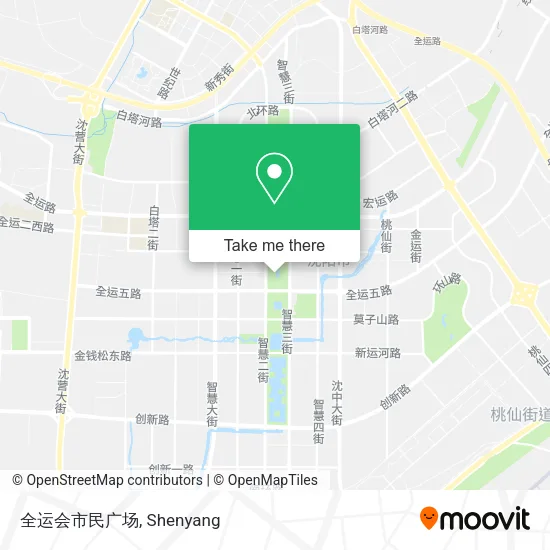 全运会市民广场 map