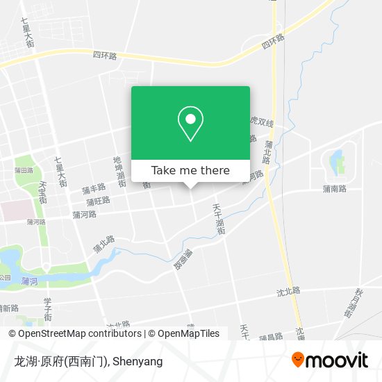 龙湖·原府(西南门) map
