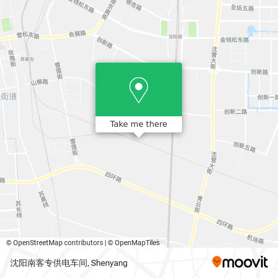 沈阳南客专供电车间 map