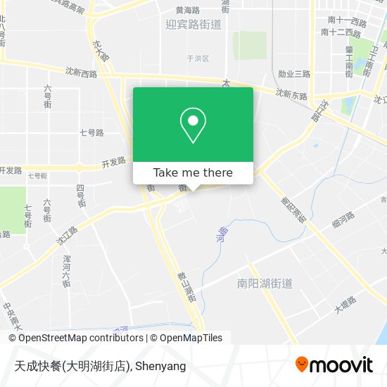 天成快餐(大明湖街店) map
