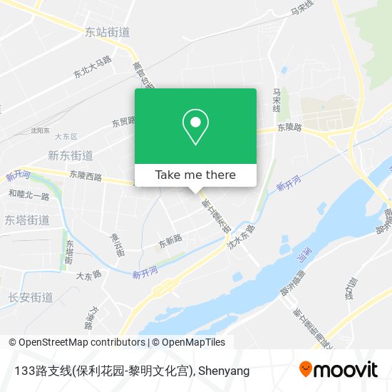 133路支线(保利花园-黎明文化宫) map