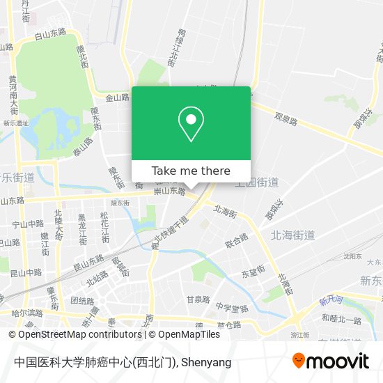 中国医科大学肺癌中心(西北门) map