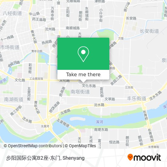 步阳国际公寓B2座-东门 map