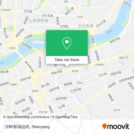 河畔新城品尚 map