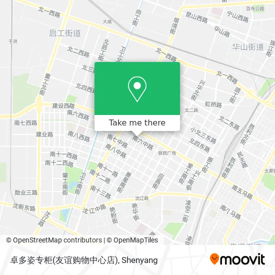 卓多姿专柜(友谊购物中心店) map