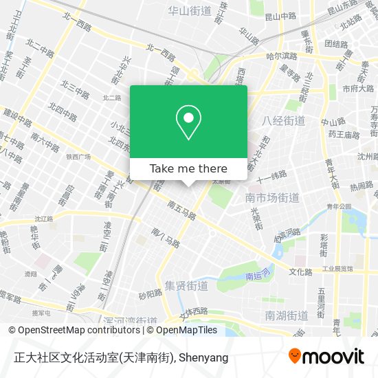 正大社区文化活动室(天津南街) map