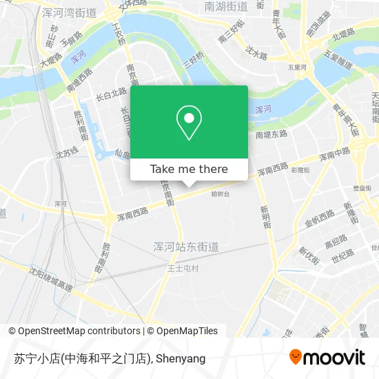 苏宁小店(中海和平之门店) map