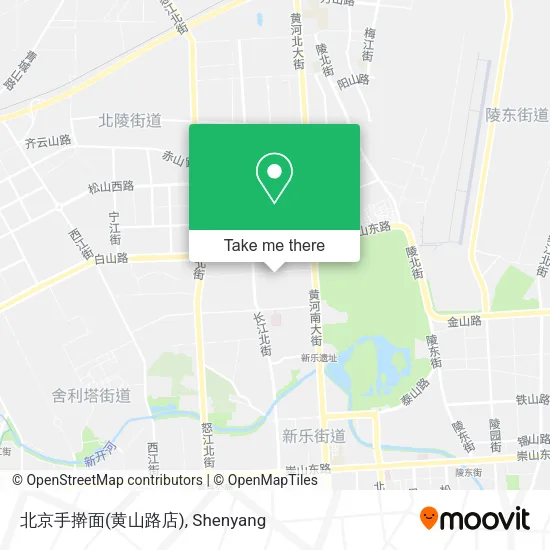 北京手擀面(黄山路店) map