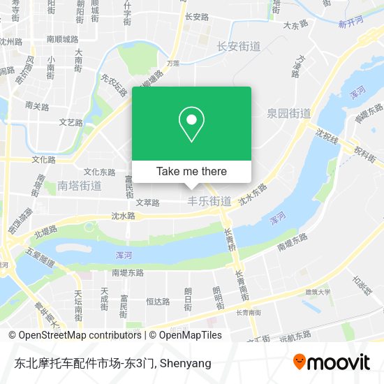 东北摩托车配件市场-东3门 map