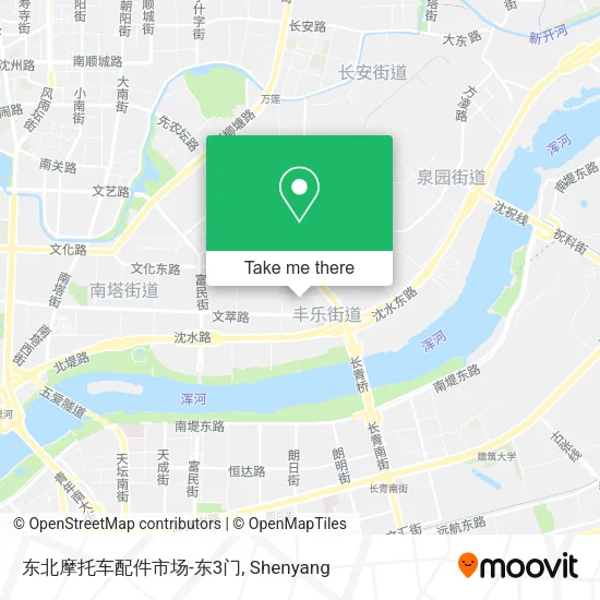 东北摩托车配件市场-东3门 map