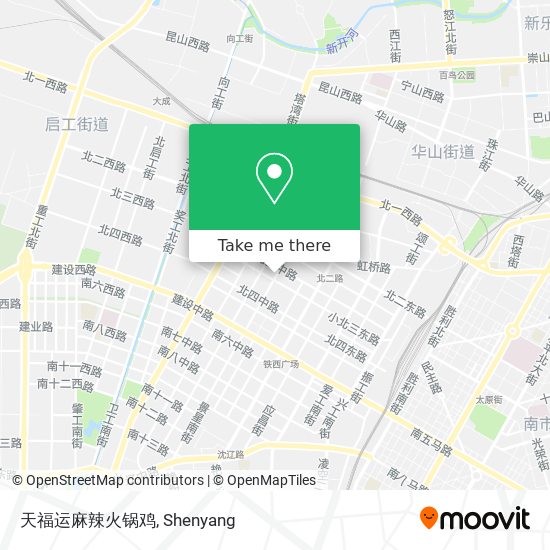 天福运麻辣火锅鸡 map